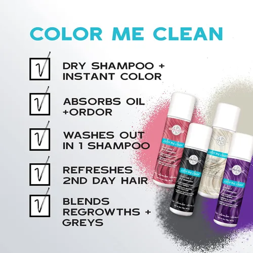 Vista 3 de Keracolor Color Me Clean Dry Shampoo