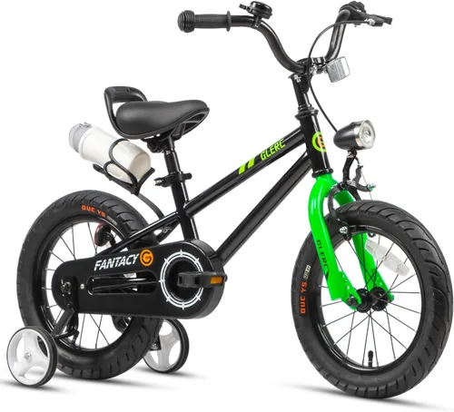 Vista 17 de Glerc Fantacy Kids Bike, 12-20 Inch Children Bicycle for 2-13 Years Old Boys Girls, Kids Bicycle with Water Bottle Holder & Headlight & Training