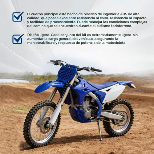 Vista 6 de Kit de carenado de cubierta lateral de guardabarros de plástico ABS para Yamaha TTR 50 TTR50 2006-2021