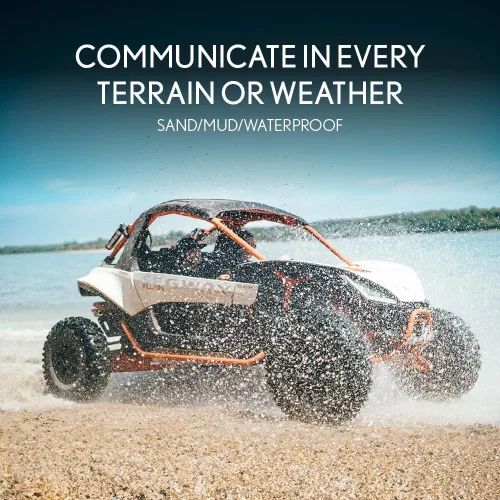 Vista 5 de Cardo Packtalk Edgephone para ORV - Paquete doble