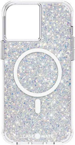 Vista 7 de Case-Mate - Funda magnética para iPhone 14 Pro Max, 6.7 pulgadas, transparente con destellos de diamante (Clear Twinkle Diamond), protección caídas