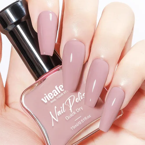 Vista 9 de Esmalte de uñas negro 15ml, esmalte de uñas de secado rápido, esmalte regular de larga duración, secado al aire, base de aceite, esmalte de uñas