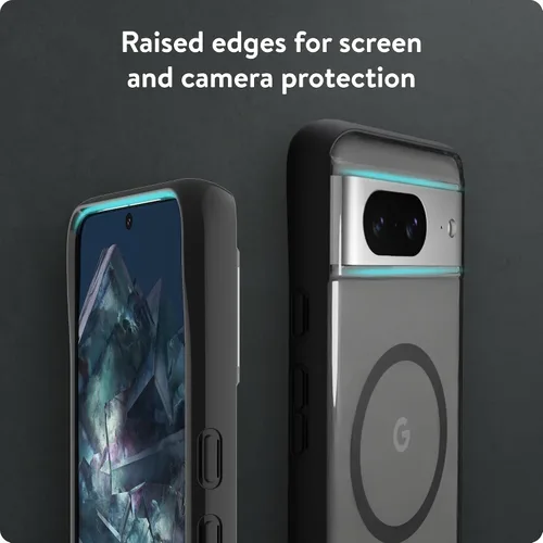 Vista 4 de Mous Funda para Google Pixel 8, compatible con MagSafe, Clarity 2.0, funda protectora para Pixel 8, resistente a los arañazos, diseño transparente