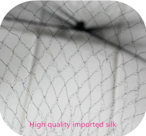Vista 4 de 20 "Lote de redecillas para el cabello Invisible Elastic Edge Mesh 19.7 in Redes de pelo reutilizables (marrón claro 10pcs)