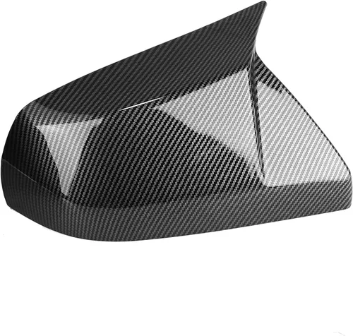 Vista 4 de Tapa de la tapa del espejo retrovisor de la puerta lateral para Cadillac CT4 ATS 2013-2024 negro