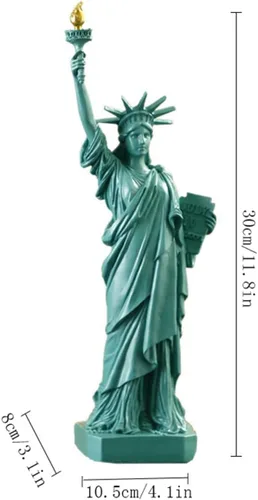 Vista 2 de Estatua de la Libertad Estatua de la Libertad Modelo de Construcción Moda Hogar Ornamento Decorativo Escultura Artesanía Escultura Creativo