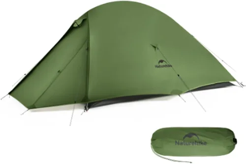 Vista 12 de Naturehike Cloud up Pro - Tienda de campaña ultraligera para 1/2/3 personas, tienda de campaña para mochileros de 3 estaciones, impermeable para un