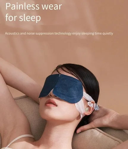 Vista 3 de Audífonos inalámbricos Bluetooth invisibles para dormir de lado, auriculares invisibles más pequeños, cómodos con bloqueo de ruido, auriculares