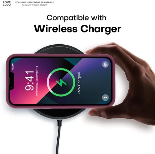 Vista 328 de LOVE 3000 Diseñada para Funda iPhone Air, Silicona Premium [Compatible con Magsafe][Forro de Microfibra Suave Anti-Rayones] Funda Protectora