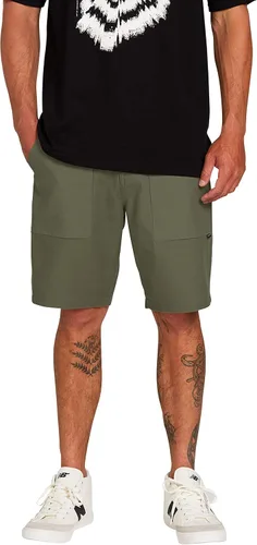 Vista 4 de Volcom Clockworks - Pantalón corto de lona de 20 pulgadas para hombre
