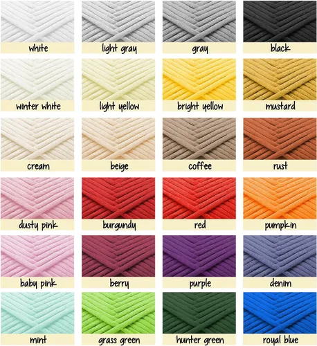 Vista 6 de Hilo suave para ganchillo - Hilo de ganchillo y tejer, hilo para principiantes con puntadas fáciles de ver, hilo Amigurumi de 250 yardas, hilo