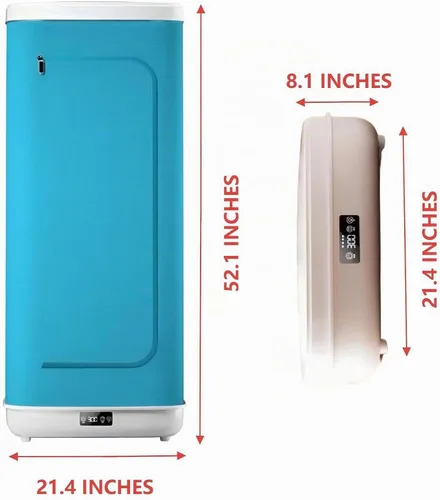 Vista 9 de Secadora Portátil, Mini Máquina de Cuidado de la Ropa con Control Remoto, Rápida/Fácil de Usar/Pequeña, Adecuada para Espacios Pequeños