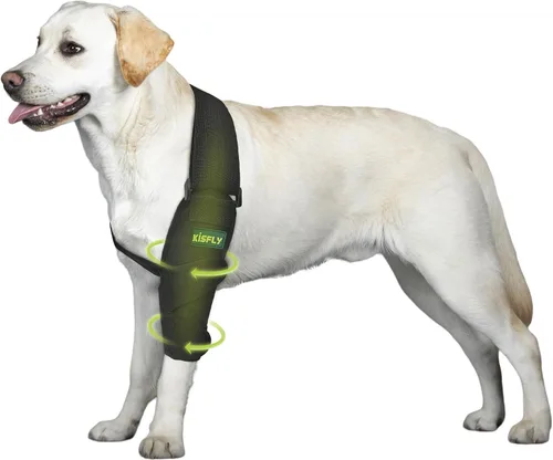 Vista 16 de Codera para perro para codo canino y hombro, displasia, osteoartritis, callos de codo, úlceras por presión, coderas de perro para una mejor