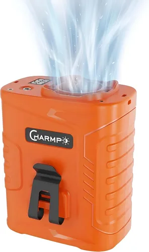 Vista 17 de Ventilador de cintura portátil – Batería de 6000 mAh, 3 velocidades, flujo de aire fuerte, hasta 16 horas de tiempo de trabajo, ventilador portátil