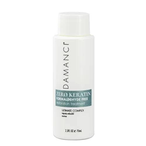 Vista 4 de DAMANCI Tratamiento de queratina CERO, sin formaldehído, antiencrespamiento, tratamiento revitalizante orgánico para suavizar el cabello con aceite
