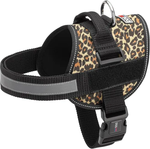 Vista 33 de Dogline Arnés para perro, chaleco reflectante ajustable sin tirones con asa para caminar, entrenar, transpirable, arnés sin estrangulamiento