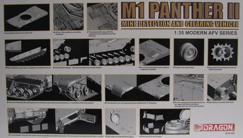 Vista 2 de Dragon Models 1/35 M1A1 Panther II, Ejército de los Estados Unidos