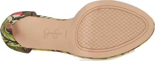 Vista 4 de Jessica Simpson Daisile - Sandalias de tacón de aguja de piel sintética con correa al tobillo para mujer