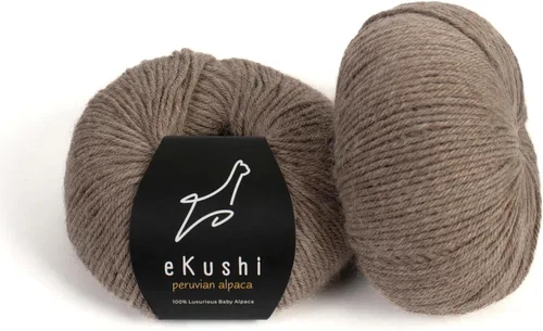 Vista 14 de 100% Hilo de Alpaca Baby para Tejer y Ganchillo - 1 Cono de Hilo Premium DK - Ligero, Hipoalergénico y Térmico Hecho en Perú - Ideal para Proyectos