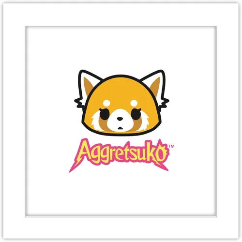 Vista 10 de Trends International Gallery Pops Sanrio Aggretsuko - Póster de pared con insignia de Aggretsuko, 12.00 x 12.00 pulgadas, versión de marco negro