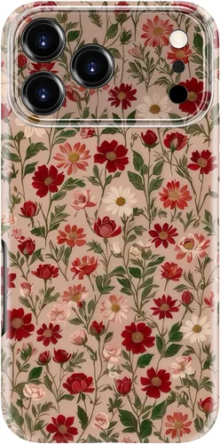 Vista 45 de bemal Funda para iPhone 12 Mini, estética, vintage, floreciente, peonía, concha, femenina, compatible con MagSafe, moderna, única, moderna, moderna
