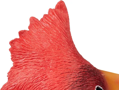 Vista 5 de Janiyfo Máscara de látex de zorro ártico de Halloween, máscara de animal de cabeza completa