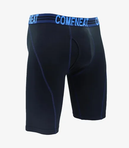 Vista 3 de Comfneat Calzoncillos tipo bóxer para hombre de 9 pulgadas de largo, transpirables, paquete de 4