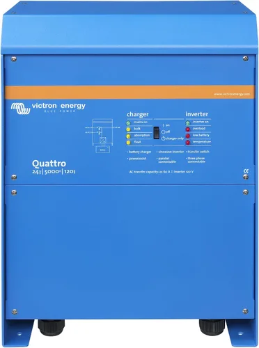 Vista 6 de Victron Energy Quattro - Inversor de onda sinusoidal pura de 5000 VA de 12 voltios y cargador de batería de 220 amperios