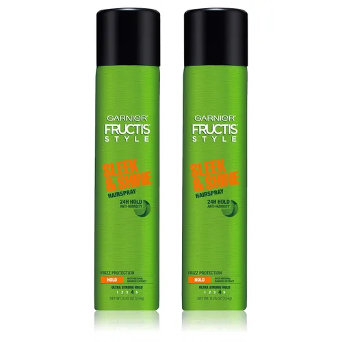 Vista 11 de Fijador de cabello Garnier Fructis Style antihumedad, liso y brillante, de 8.25 onzas