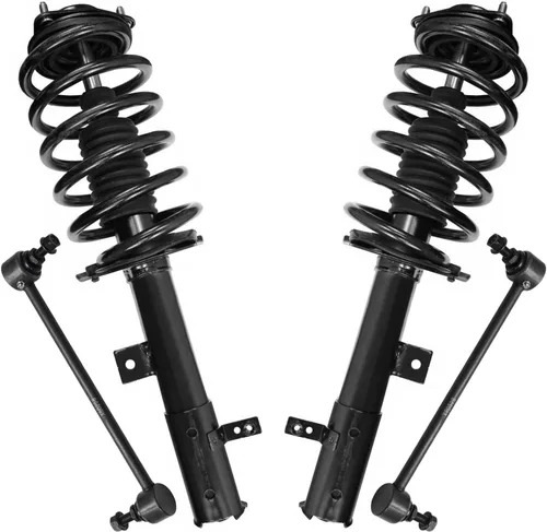 Vista 10 de Detroit Axle - Kit de 4 piezas de puntales delanteros para Toyota Highlander 2001 2002 2003, enlaces de barra antivuelco estabilizadores y puntales