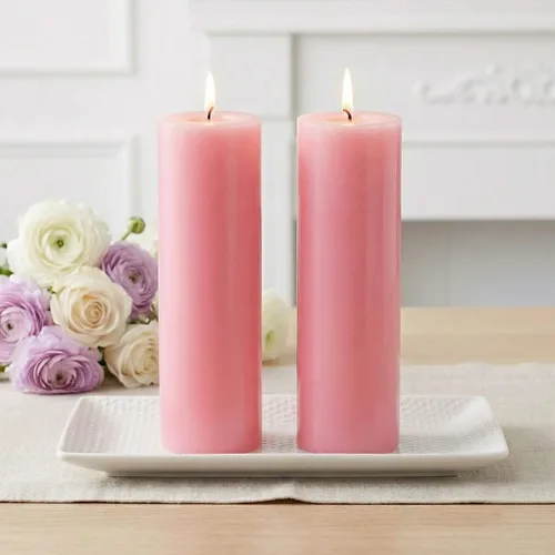 Vista 11 de Richland® Juego de 20 velas de pilar de 2 x 3 pulgadas, color marfil sin perfume