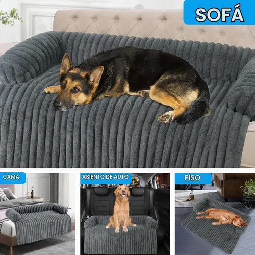 Vista 3 de Wn's Day Cama Lujosa de Sofá para Perros, Funda Calmante Lavable de Sofá para Perros, Protector de Sofá Removible para Perros, Cama de Sofá