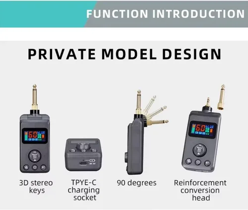 Vista 6 de Microfono, micrófonos recargables duales inalámbricos para karaoke con receptor para canto de karaoke, discurso, iglesia, compatible con teléfono