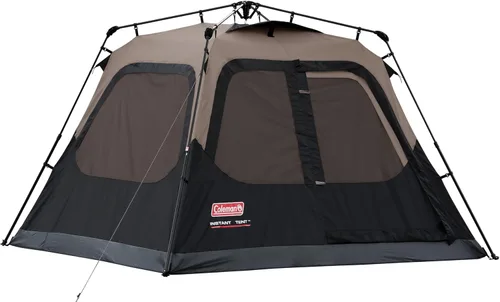 Vista 5 de Coleman 4/6/8/10 Person Instant Camping Tent with 1-Minute Setup, Large Family Tent with Pre-Attached Poles, Air Vent, & Carry Bag, Sets Up in About