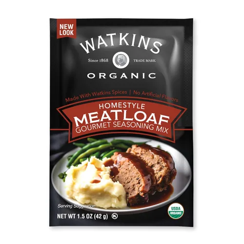 Vista 4 de Watkins Mezcla orgánica de condimentos gourmet, estofado de res, bolsa de 1.5 onzas, 1 unidad