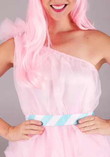 Vista 4 de Vestido de Disfraz de Algodón de Azúcar para Mujer Multicolor