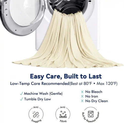 Vista 8 de Elegear Mantas refrescantes con infusión de plata para durmientes acalorados, fibra fresca Arc-Chill 3.0 mejorada (Qmax> 0.5), reducción de olores e