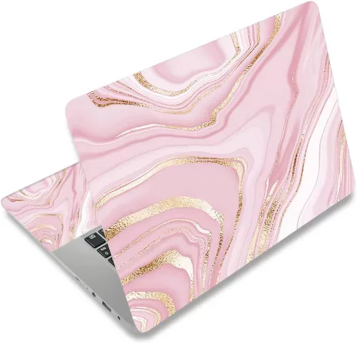 Vista 41 de Adhesivo para laptop de 12.1-15.6 pulgadas, calcomanía reutilizable universal de vinilo para laptop, protector de arte impermeable en color panal