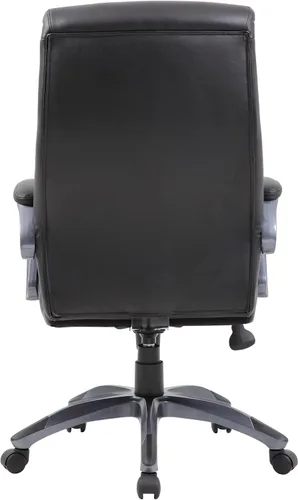 Vista 8 de Boss Office Products Silla ejecutiva de doble capa en negro