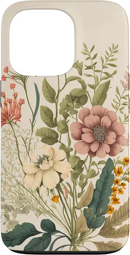 Vista 10 de Funda para iPhone 11 Pro Max con diseño floral botánico vintage