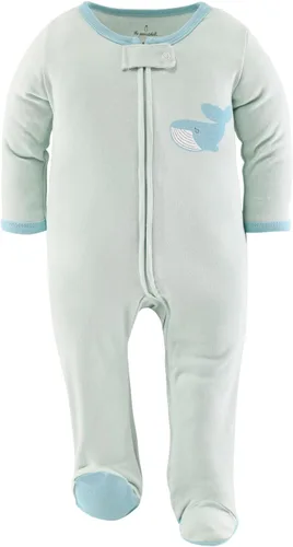 Vista 6 de The Peanutshell Pijamas con pies para bebés, niños o niñas, para dormir y jugar, unisex, paquete de 3