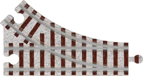 Vista 2 de Pista de tren de madera - Par de interruptores - Fabricado en Estados Unidos