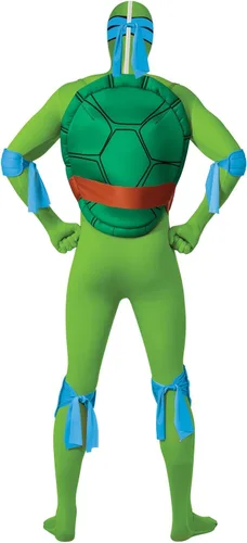 Vista 2 de Rubies - Mono para disfraz de tortugas ninja de 2 piel Leonardo para adultos talla grande