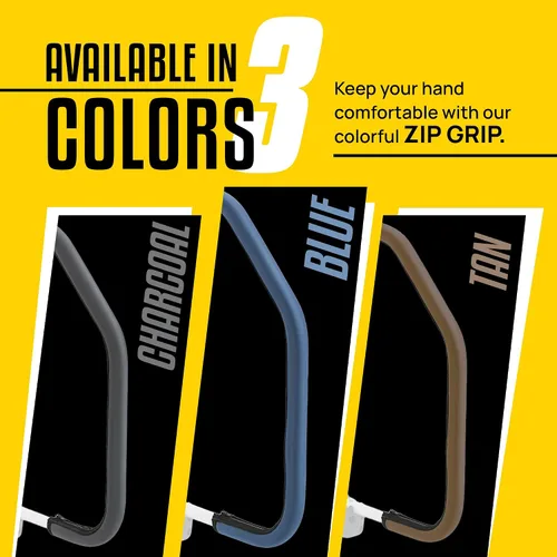 Vista 3 de Stromberg Carlson AM-ZIP39B Lend-A-Hand Zip Grip – Cubierta de neopreno con cierre de nylon para mango de agarre de RV, pasamanos de escalera, barra