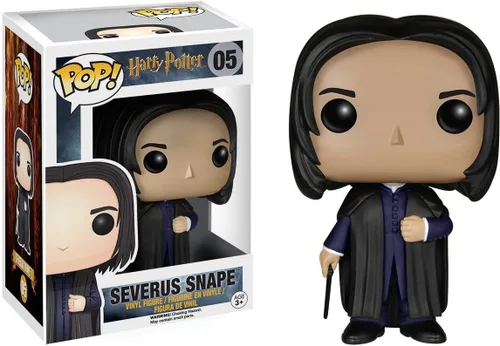 Vista 2 de Funko Pop! Harry Potter - Figura de vinilo Severus Snape #05 (paquete con funda protectora compatible con Pop Box), multicolor, 3.75 pulgadas