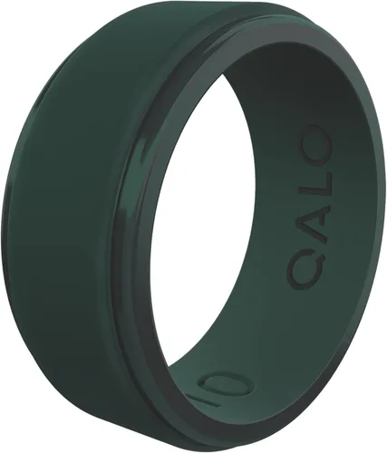 Vista 7 de QALO Anillo de silicona para hombre, flexible y resistente al calor Agua