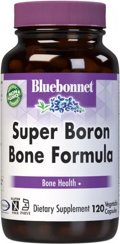 Vista 4 de BlueBonnet Super Boron Bone Formula Cápsulas vegetarianas, 240 unidades, color blanco (743715002227)