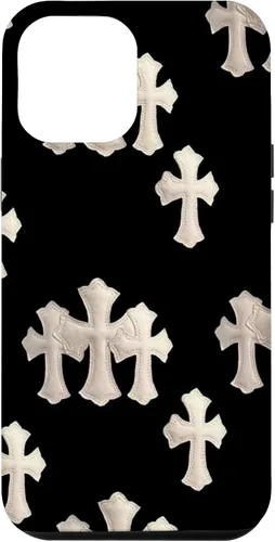 Vista 26 de Funda en blanco y negro con cruces para iPhone 17