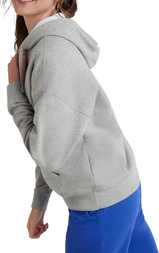 Vista 3 de Hanes Originals - Sudadera completa de forro polar pesado, sudadera con capucha con cremallera para mujer