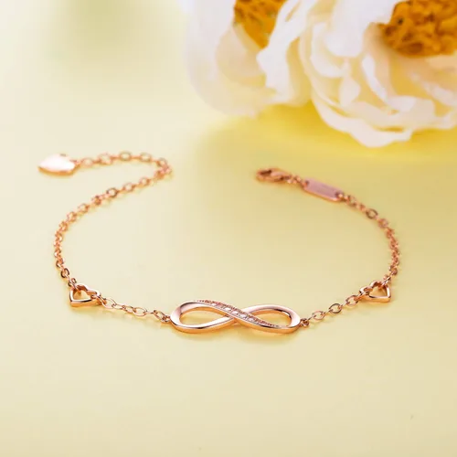 Vista 16 de Billie Bijoux Pulsera ajustable de plata de ley 925 con símbolo de amor infinito infinito para mujer